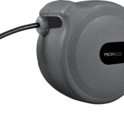 Profeco Wandslangenbox 15m X 12mm - Muurhaspel - Tuinslanghaspel - Incl. Tuinsproeier