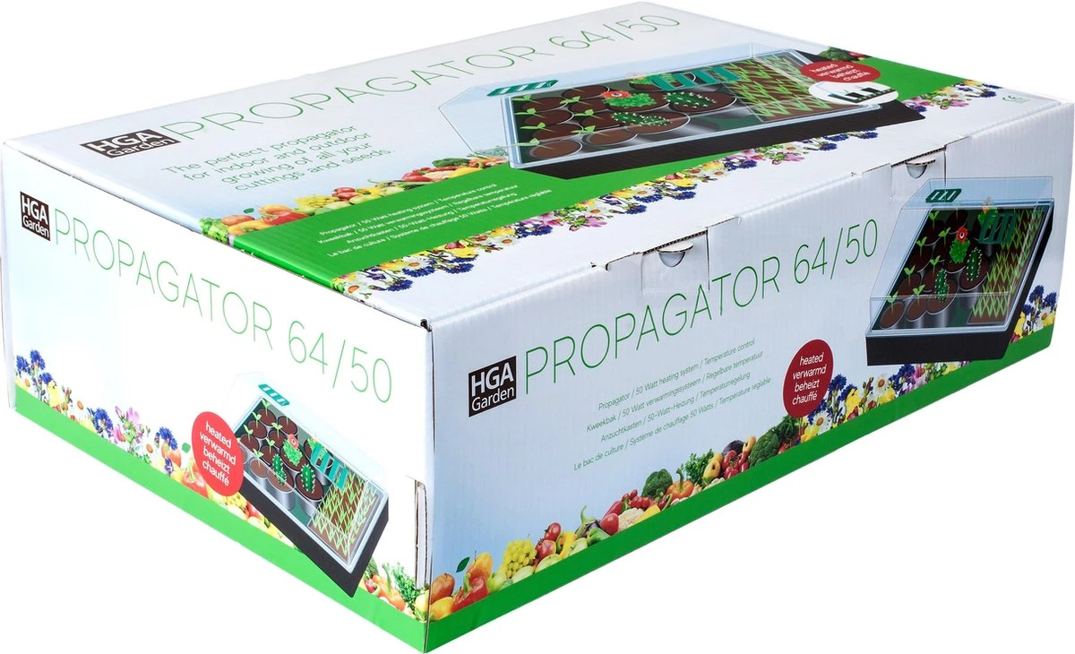 HGA Propagator 64/50 - Verwarmde Kweekbak Met Thermotimer En Thermometer 6 HGA Propagator 64/50 - Verwarmde Kweekbak Met Thermotimer En Thermometer - Afbeelding 4
