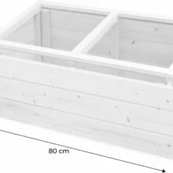 Alice's Garden Moestuinbak Hêtre - 80x41x34cm - Met Deksel - Grenen -Goedkope Groene Liefde Winkel 1200x743