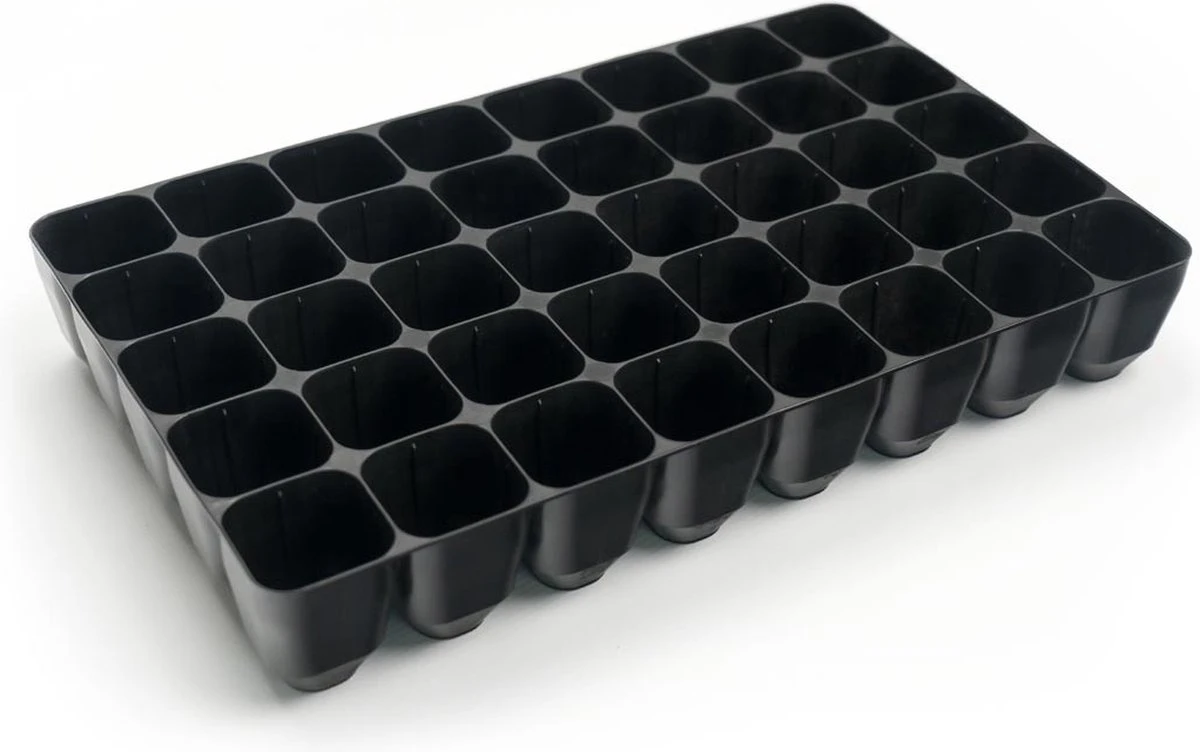 Stevige Zaaitray Ondiep - 40 Cellen - The Farm Dream - Stektray - ECO Friendly - Milieuvriendelijke - Zaaibak - Hard Plastic - Kweektray 3 Stevige Zaaitray Ondiep - 40 Cellen - The Farm Dream - Stektray - ECO Friendly - Milieuvriendelijke - Zaaibak - Hard Plastic - Kweektray