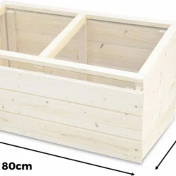 Alice's Garden Moestuinbak Hêtre - 80x41x34cm - Met Deksel - Grenen -Goedkope Groene Liefde Winkel 1200x753