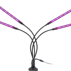 Kweeklamp Indoor - Full Spectrum Licht - Automatische Timer 3, 9 En 12 Uur - 4-Koppig - Groeilamp - Groei Van Planten - 80 LEDs - 40W -Goedkope Groene Liefde Winkel 1200x774