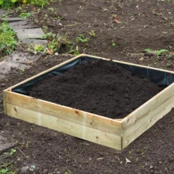 Nature - Gronddoek - Kleine Moestuinbak - Zwart - 134x134cm -Goedkope Groene Liefde Winkel 1200x778 1