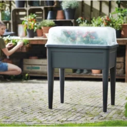 Elho Green Basics Kweektafel Super Xxl - Zwart/Living Black -Goedkope Groene Liefde Winkel 1200x796 1