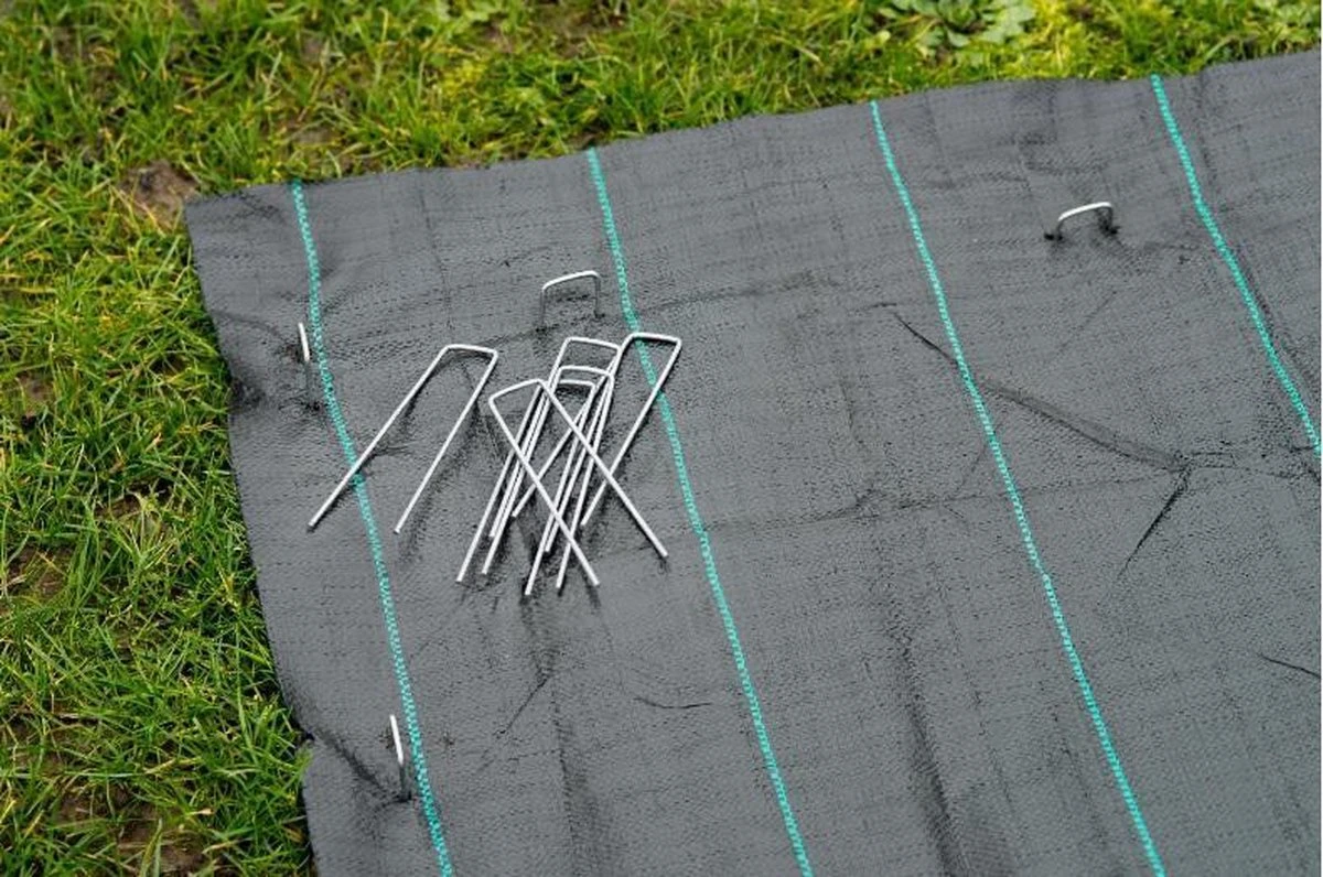 Gronddoek Pen / Anti-Worteldoek Haken 20 X 5 X 20 Cm ZINK / 50 STUKS ! / 4 Gronddoek Pen / Anti-Worteldoek Haken 20 X 5 X 20 Cm ZINK / 50 STUKS ! / - Afbeelding 2