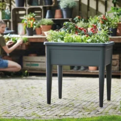 Elho Green Basics Kweektafel Super Xxl - Zwart/Living Black -Goedkope Groene Liefde Winkel 1200x799 2