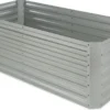Blumfeldt High Grow Straight Kweekbak - Kweektafel - Moestuinbak 180 X 90 Cm - Werkhoogte 60 Cm - Inhoud 970 L - Staal - Zilver -Goedkope Groene Liefde Winkel 1200x800 47