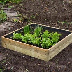 Nature - Gronddoek - Kleine Moestuinbak - Zwart - 134x134cm -Goedkope Groene Liefde Winkel 1200x802 1