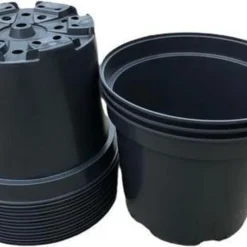Kweekpot Zwart – Ø28cm, Hoogte 23cm, 10 Liter (10 Stuks)