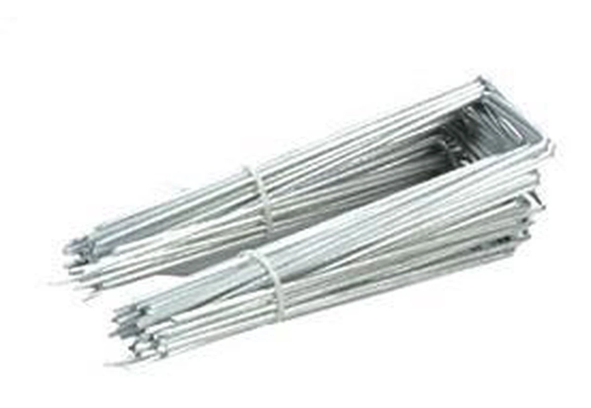 Gronddoek Pen / Anti-Worteldoek Haken 20 X 5 X 20 Cm ZINK / 50 STUKS ! / 3 Gronddoek Pen / Anti-Worteldoek Haken 20 X 5 X 20 Cm ZINK / 50 STUKS ! /