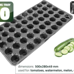 5 Stuks - 50 Gaats - Zaaitray Zaaibak Kweektray Stektray 28 X 50 Cm