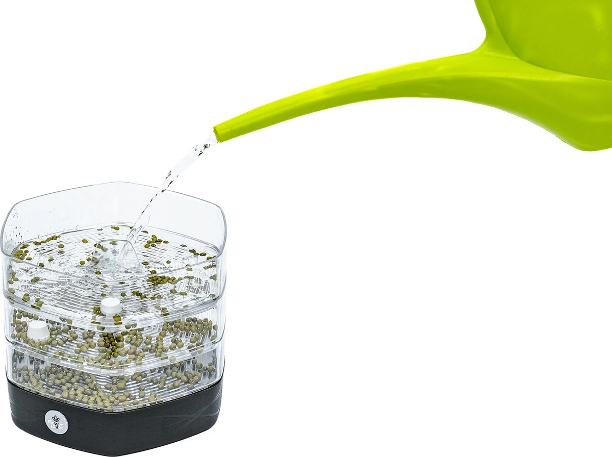 Mungo Antraciet - Kiemtoren Voor Zaden En Granen - Kiempot - Kiemzaden - Kiemschaaltje 5 Mungo Antraciet - Kiemtoren Voor Zaden En Granen - Kiempot - Kiemzaden - Kiemschaaltje - Afbeelding 3