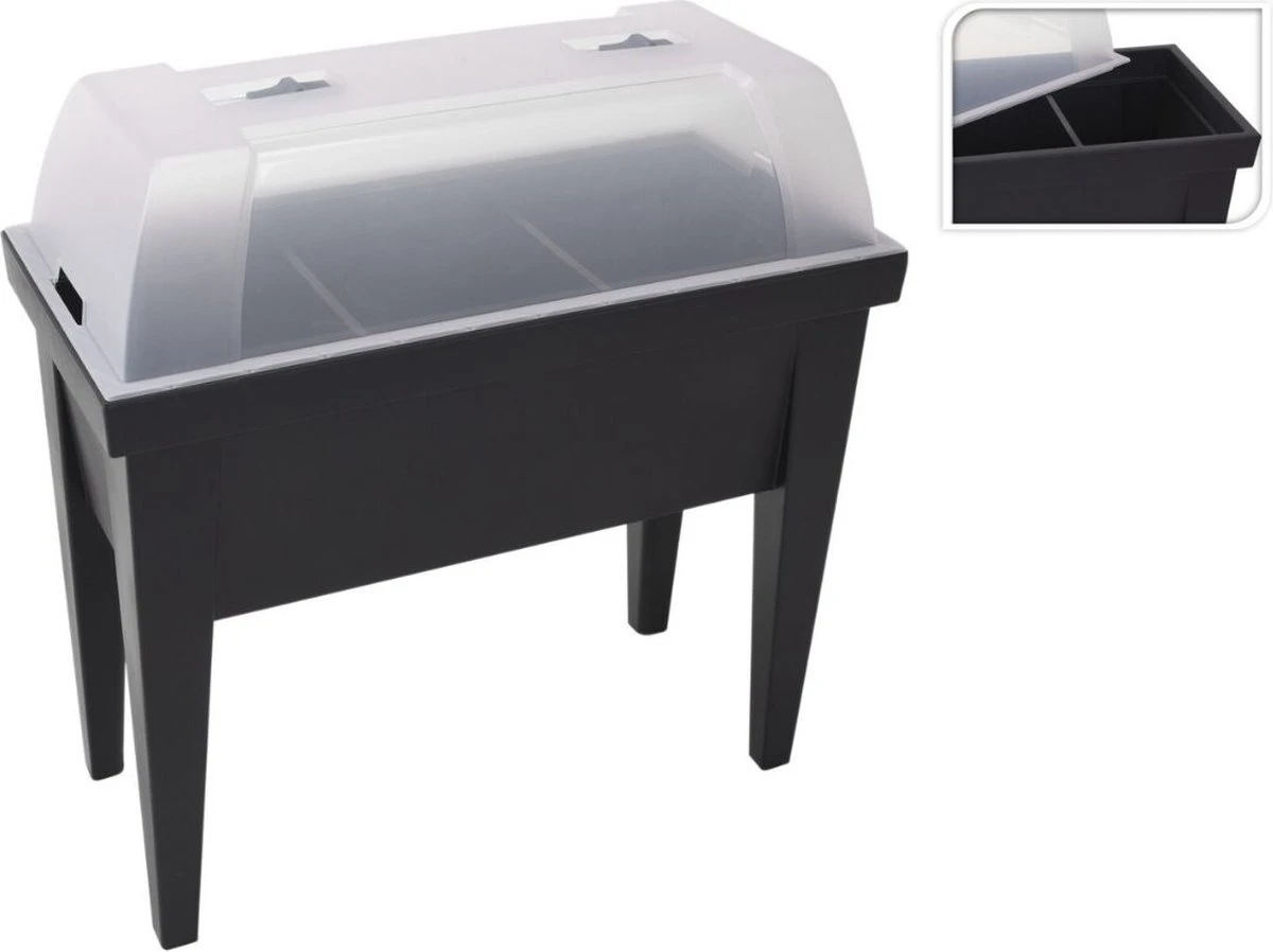 Kweektafel Antraciet Incl. Deksel 3 Kweektafel Antraciet Incl. Deksel