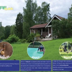 Graszaadmat - Graszaden - Gras Reparatie - Gras Aanleg - Gras Herstel - Graszaad Op Rol - Grasrol - Zeer Gemakkelijk In Gebruik - Biologisch Gras - 0,90X11,1=9,99m2 -Goedkope Groene Liefde Winkel 1200x900 10