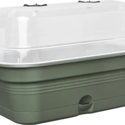 Elho Green Basics Kweektray Allin1 32 - Plantenbak Voor Kweken En Oogsten - Ø 32.0 X H 13.2 Cm - Groen/Blad Groen -Goedkope Groene Liefde Winkel 1200x911 2