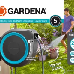 GARDENA - Wandslangenbox Slanghouder - RollUp M/L - 25 Meter - Ø 13 Mm -Goedkope Groene Liefde Winkel 1200x929 2