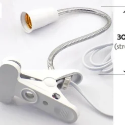 Ortho® - WW 200 LED Warm Wit Groeilamp - Bloeilamp - Kweeklamp - Grow Light - Groei Lamp (met 1 Upgraded 200 LED Warm Wit Lamp) - 1 Flexibele Lamphouder - Spotje Met Klem - 1x -Goedkope Groene Liefde Winkel 1200x929