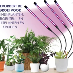 Forgoods Kweeklamp LED Full Spectrum - Groeilamp - 40 Watt - Automatische Timer 3-9-12 Uur - Inclusief Adapter -Goedkope Groene Liefde Winkel 1200x968