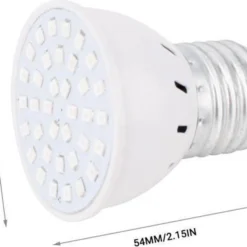 E27 LED Groeilamp Voor Kwekers - 5w Groeilamp - Kweeklamp - 5 Watt - E27 Fitting - Grow Light - Kweektunnel - Bloeilamp - UV Lamp - Groeilicht - Ontkiemen - Planten Groeien -Goedkope Groene Liefde Winkel 1200x977