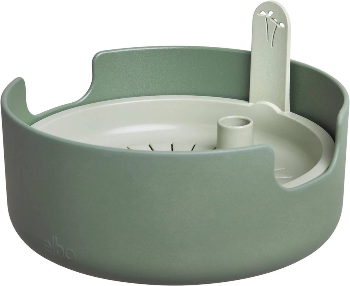 Elho Magic Microgreens 17 - Bloempot Voor Kiemgroenten - Ø 16.8 X H 7.1 Cm - Groen/Blad Groen 3 Elho Magic Microgreens 17 - Bloempot Voor Kiemgroenten - Ø 16.8 X H 7.1 Cm - Groen/Blad Groen