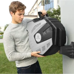 CoolHome Wandslangenbox 30 Meter + 2 Meter - Tuinslang Met Haspel- Slangenhouder 180° Draaibaar - Tuinslanghaspel Zwart - Grijs -Goedkope Groene Liefde Winkel 1200x992 1