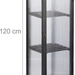 Relaxdays Kweekkas Balkon - Hout - 3 Etages - Balkonkas - Hobbykas - Plantenkas - Broeikas -Goedkope Groene Liefde Winkel 710x1200