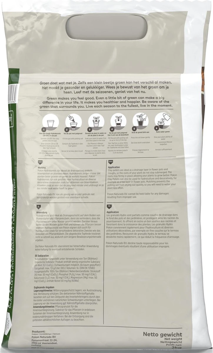Pokon Hydrokorrels - 5l - Kleikorrels - Goed Voor Drainage 10 Pokon Hydrokorrels - 5l - Kleikorrels - Goed Voor Drainage - Afbeelding 8