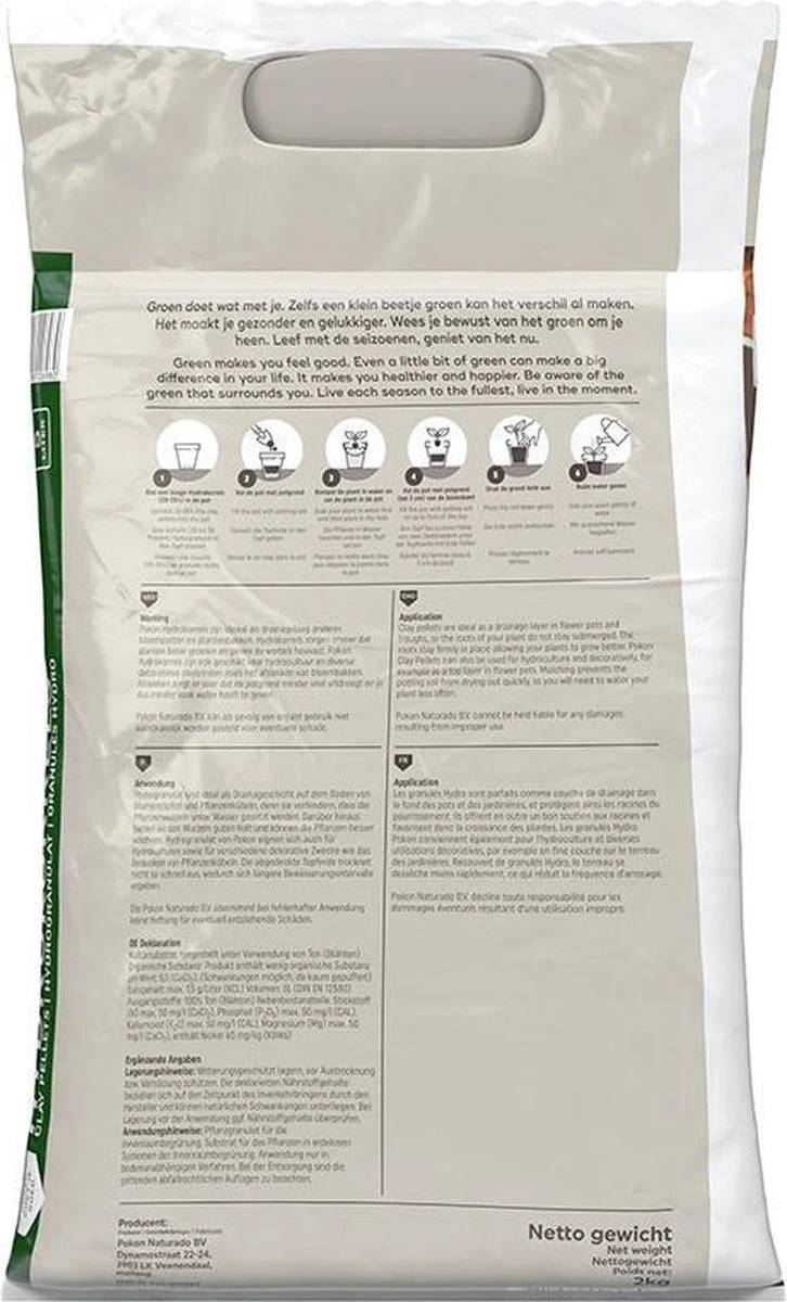 Pokon Hydrokorrels - 5l - Kleikorrels - Goed Voor Drainage 11 Pokon Hydrokorrels - 5l - Kleikorrels - Goed Voor Drainage - Afbeelding 9