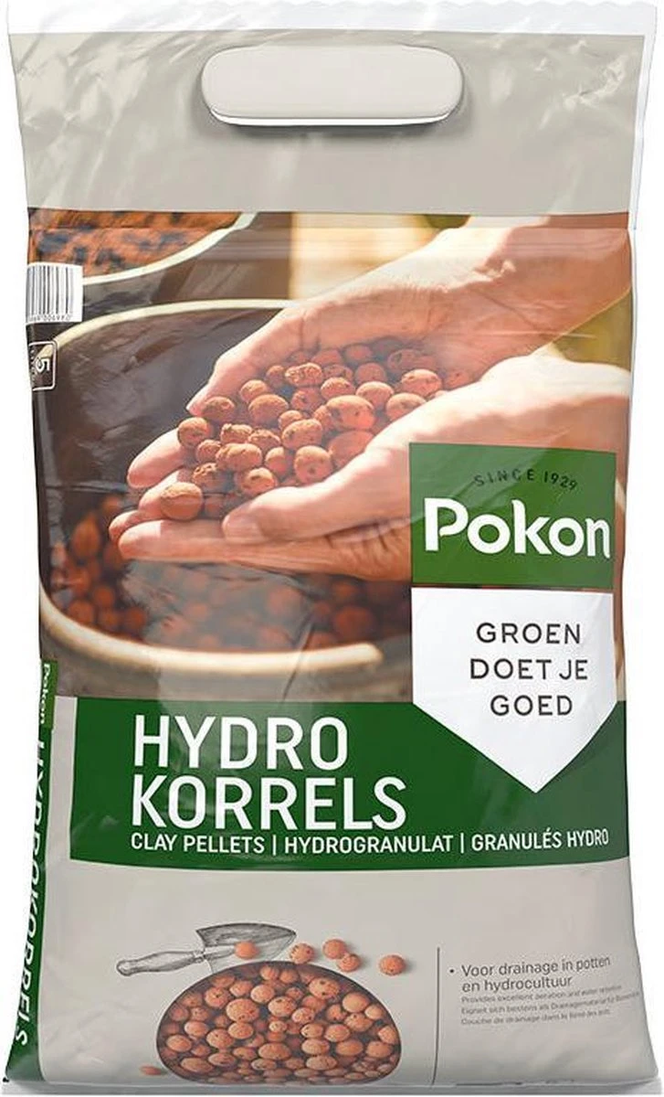 Pokon Hydrokorrels - 5l - Kleikorrels - Goed Voor Drainage 12 Pokon Hydrokorrels - 5l - Kleikorrels - Goed Voor Drainage - Afbeelding 10