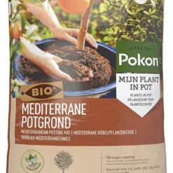Pokon Bio Mediterrane Potgrond - 30L - Biologische Potgrond - 100 Dagen Voeding