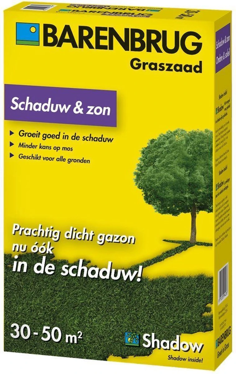 Barenbrug Schaduw & Zon Graszaad 1kg 30 Tot 50m² 4 Barenbrug Schaduw & Zon Graszaad 1kg 30 Tot 50m² - Afbeelding 2