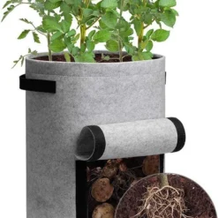 Merkloos Kweekzakken - 4 Stuks - Hangsysteem - Kweekzakken Voor Groente En Kruiden - Plantenzak - Moestuinzak -Goedkope Groene Liefde Winkel 780x1200 1