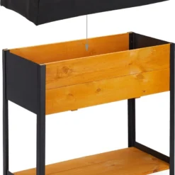 Relaxdays Moestuinbak Op Poten - Moestuintafel Hout - Kruidenbak - Kweektafel - Tuin -Goedkope Groene Liefde Winkel 784x1200