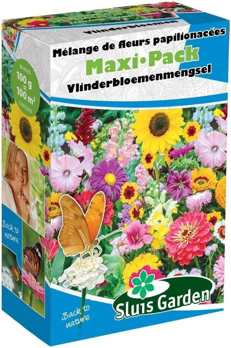 Sluis Garden - Mengsel Vlinderbloemen Maxi-Pack 3 Sluis Garden - Mengsel Vlinderbloemen Maxi-Pack