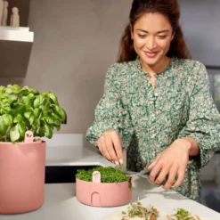 Elho Magic Microgreens 17 - Bloempot Voor Kiemgroenten - Ø 16.8 X H 7.1 Cm - Bruin/Toffee Terra -Goedkope Groene Liefde Winkel 800x1200 18