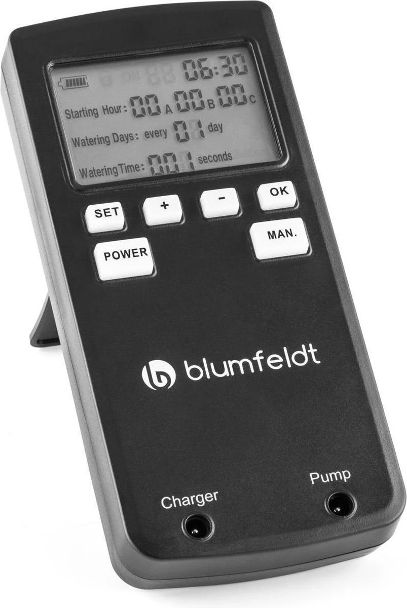 Blumfeldt Greenkeeper Automatisch Bewateringssysteem - Besproeiingscomputer - Druppelsysteem - Bewateringsautomaat Ideaal Tijdens Vakantie - Voor 60 Potplanten 4 Blumfeldt Greenkeeper Automatisch Bewateringssysteem - Besproeiingscomputer - Druppelsysteem - Bewateringsautomaat Ideaal Tijdens Vakantie - Voor 60 Potplanten - Afbeelding 2