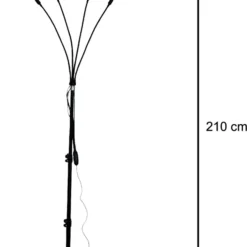 A Sunny Day Kweeklamp LED Wit Licht Inclusief Statief En USB Voeding - 160 Cm - Groeilamp Voor Planten - Zonlicht Lamp - Bloei Planten - Grow Light - 40 Watt - Automatisch Timer Voor 3-9-12 Uur -Goedkope Groene Liefde Winkel 815x1200
