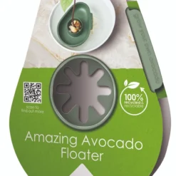 Elho Amazing Avocado Floater 15 - Accessoires Voor Kweken En Oogsten - Ø 14.8 X H 2.7 Cm - Groen/Blad Groen