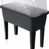 Moestuinbak Kweektafel Respana Planter High Set 77x39x82cm ANTRACIET Prosperplast -Goedkope Groene Liefde Winkel 873x1200