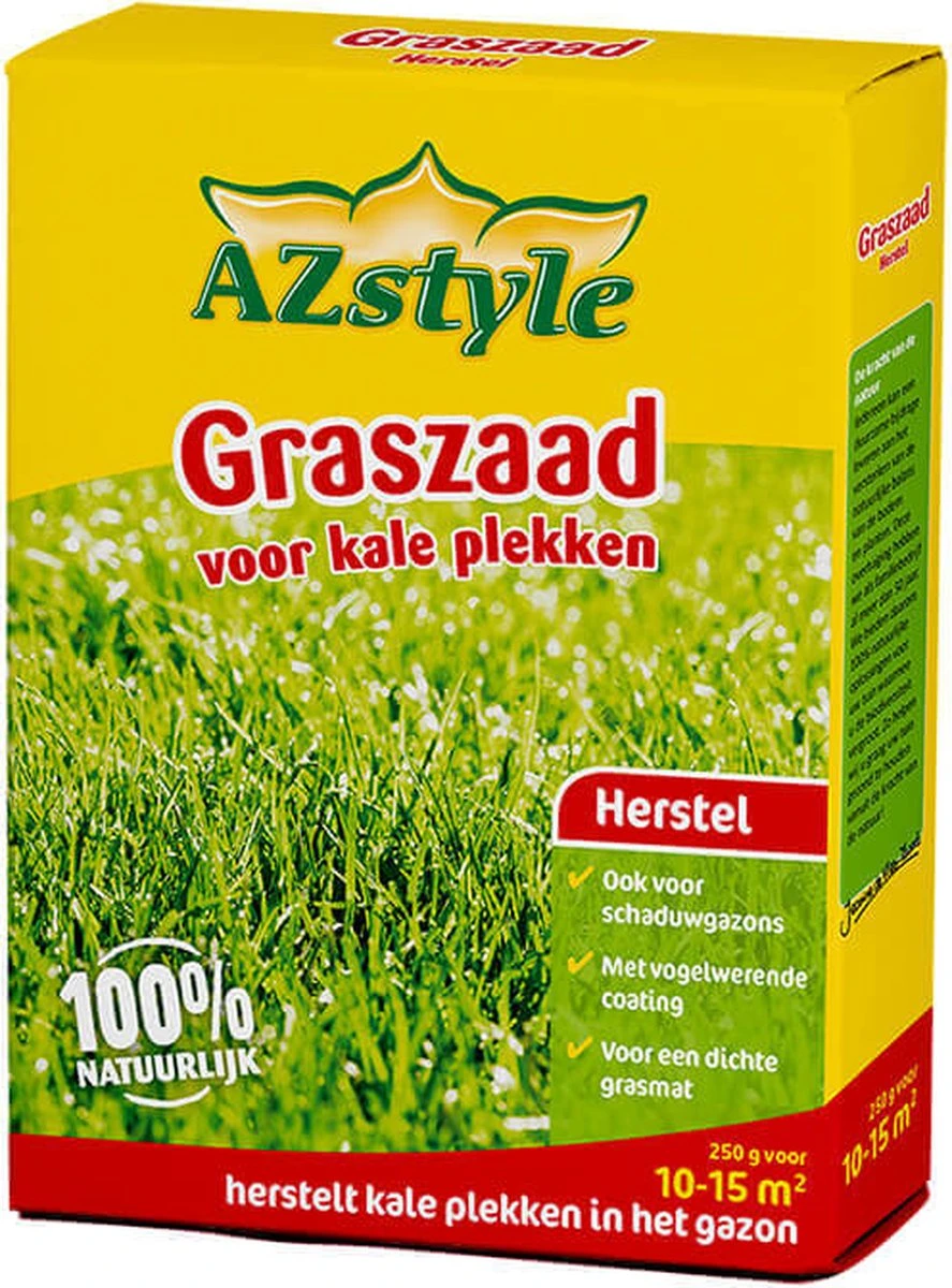 ECOstyle Extra Graszaad Herstel - Inzaaien Van Kale Plekken En Beschadigde Delen - Vogelwerende Coating - Dicht & Sterk Gazon - Kiemt Bij Lage Temperatuur - 4-6 M² - 100 GR 11 ECOstyle Extra Graszaad Herstel - Inzaaien Van Kale Plekken En Beschadigde Delen - Vogelwerende Coating - Dicht & Sterk Gazon - Kiemt Bij Lage Temperatuur - 4-6 M² - 100 GR - Afbeelding 9