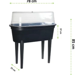 4goodz Kunststof Kweektafel / Moestuin Op Poten 37x78x25 Cm - Zwart -Goedkope Groene Liefde Winkel 898x1200 1