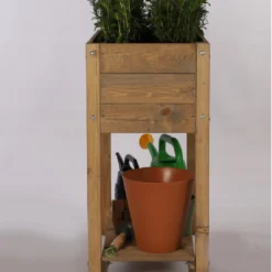 SMH LINE® Verhoogde Kweektafel - Moestuinbak - 78x78x40cm - Hout -Goedkope Groene Liefde Winkel 914x1200