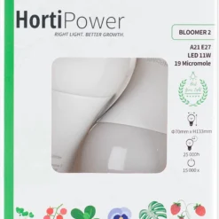 HortiPower Bloomer 2 Kweeklampen - 2 Stuks - 400-780nm - 9W - E27 - LED - Kweeklamp Led Full Spectrum - Groeilamp Voor Planten -Goedkope Groene Liefde Winkel 975x1200