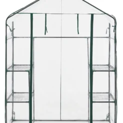 Tuinkas Hoorn Met 4 Planken 140x73x195 Cm Transparant -Goedkope Groene Liefde Winkel 981x1200