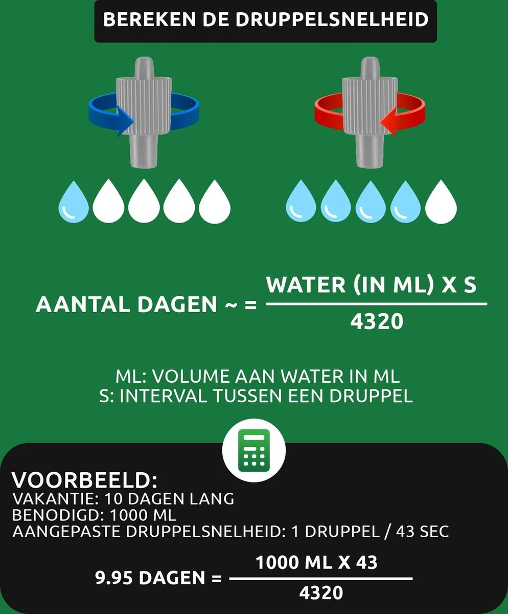 SKYARD® Waterdruppelaar Set Van 10 – Watergeefsysteem Geschikt Binnen (Kamerplanten) En Buiten – Bewateringssysteem Met Instelbare Druppelsnelheid - Irrigatiesysteem - Planten Watergever - Waterbol 9 SKYARD® Waterdruppelaar Set Van 10 – Watergeefsysteem Geschikt Binnen (Kamerplanten) En Buiten – Bewateringssysteem Met Instelbare Druppelsnelheid - Irrigatiesysteem - Planten Watergever - Waterbol - Afbeelding 7